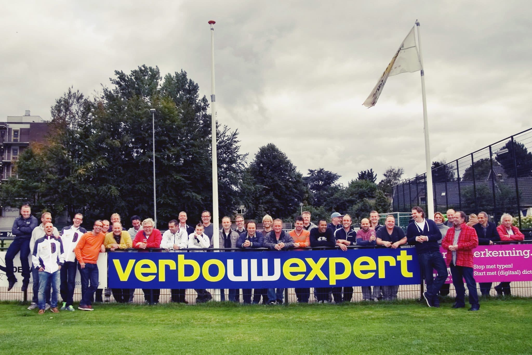 Een team met een team